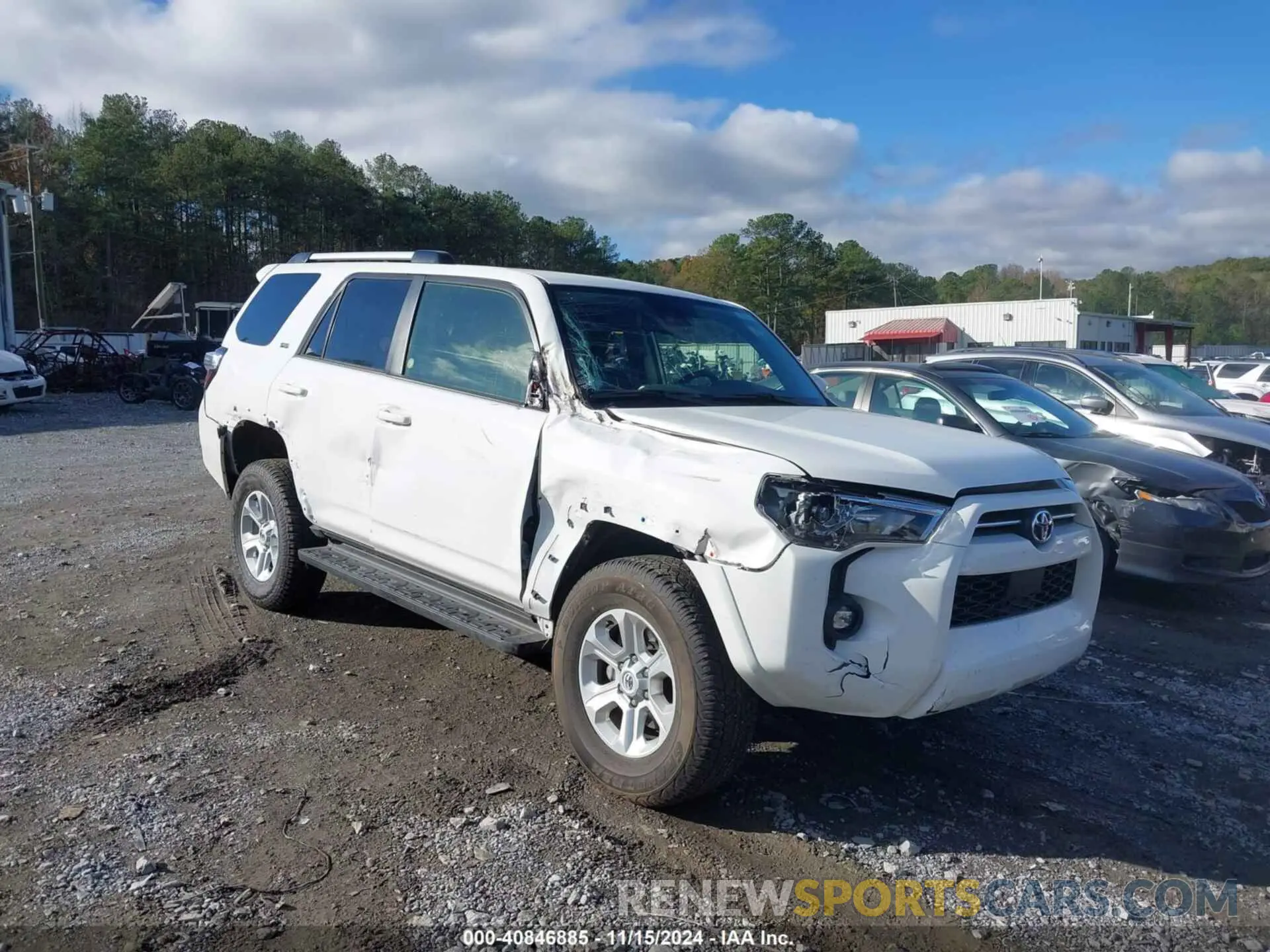 13 fotografías del automóvil dañado JTENU5JR0R6247030 TOYOTA 4RUNNER 2024