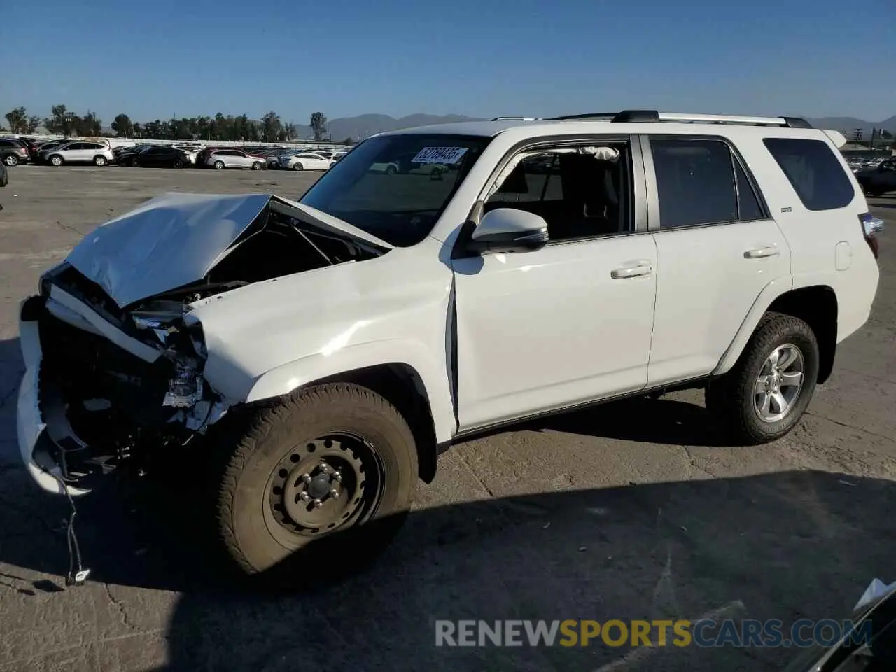 1 fotografías del automóvil dañado JTENU5JR2R6291580 TOYOTA 4RUNNER 2024