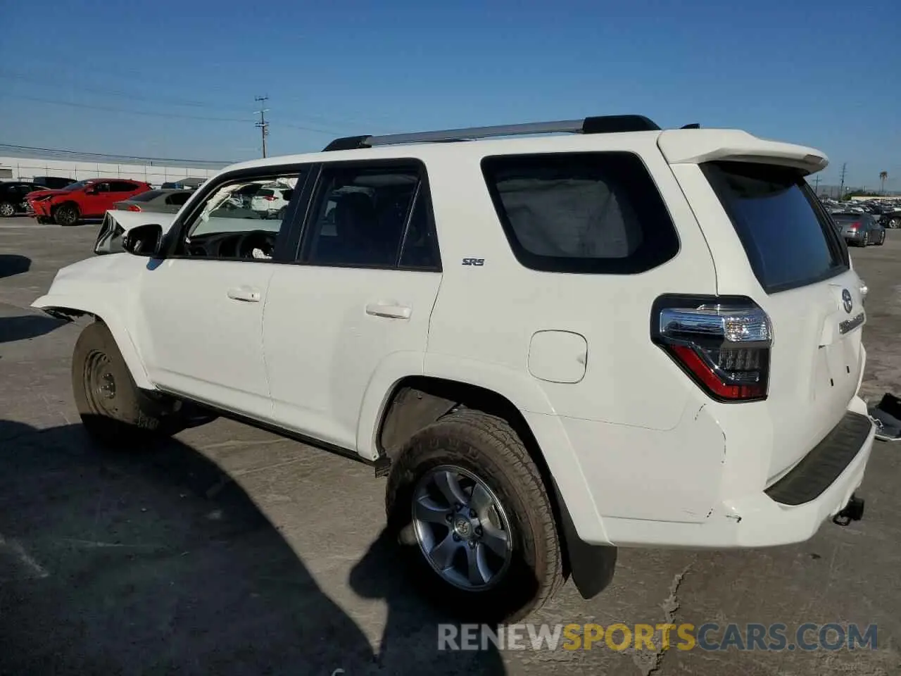 2 fotografías del automóvil dañado JTENU5JR2R6291580 TOYOTA 4RUNNER 2024