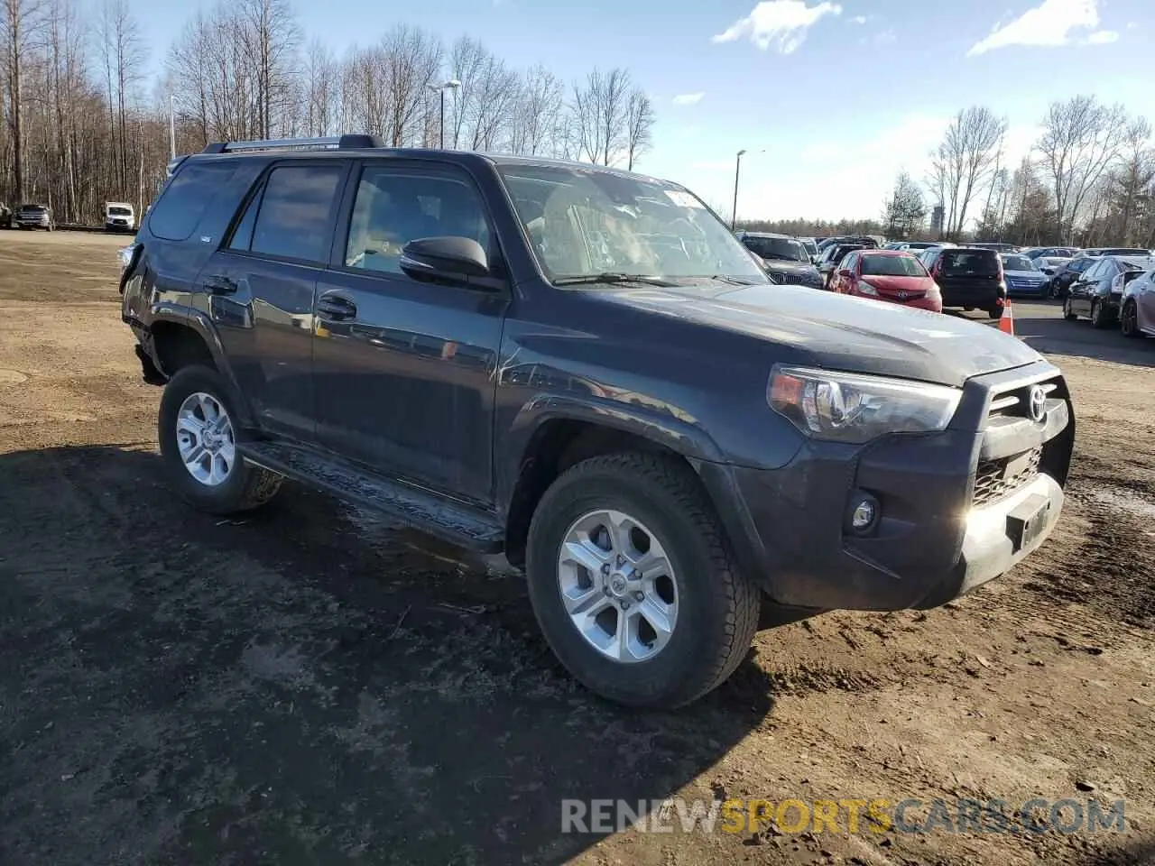4 fotografías del automóvil dañado JTENU5JR3R6262489 TOYOTA 4RUNNER 2024
