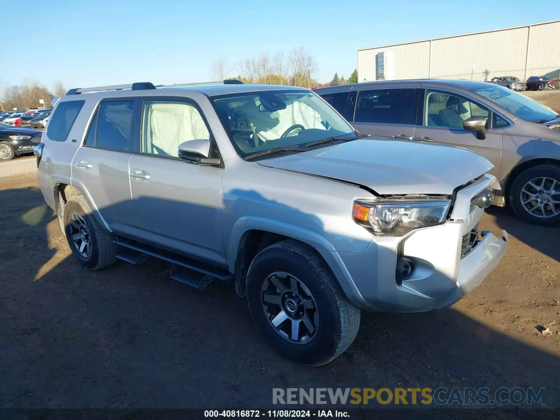 1 fotografías del automóvil dañado JTENU5JR5R6233771 TOYOTA 4RUNNER 2024