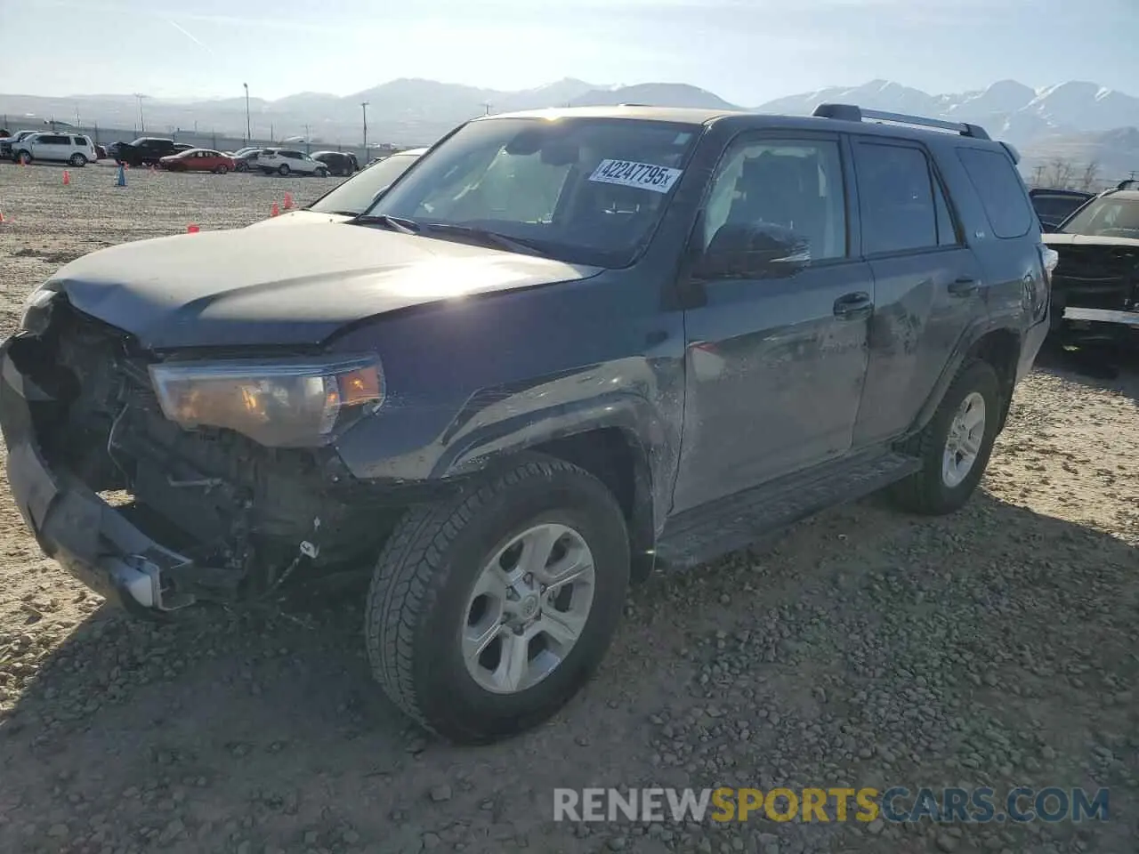 1 fotografías del automóvil dañado JTENU5JR6R6273941 TOYOTA 4RUNNER 2024