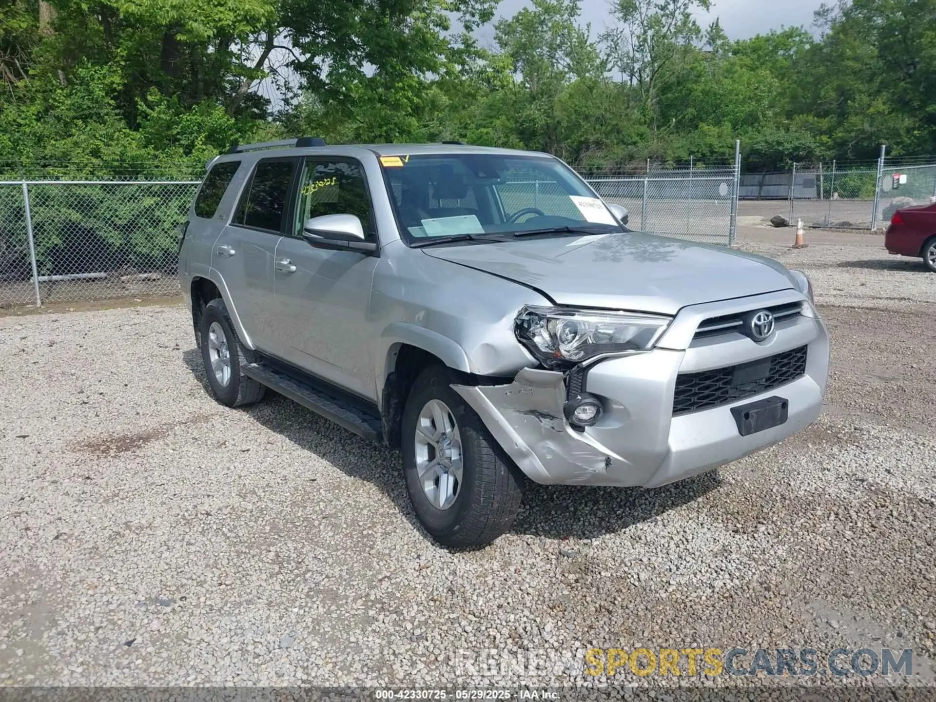 1 fotografías del automóvil dañado JTENU5JR9R6238505 TOYOTA 4RUNNER 2024