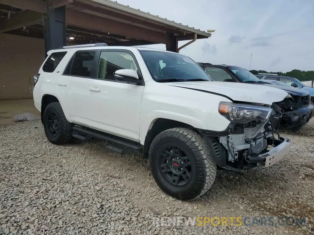 4 fotografías del automóvil dañado JTENU5JRXR6302745 TOYOTA 4RUNNER 2024