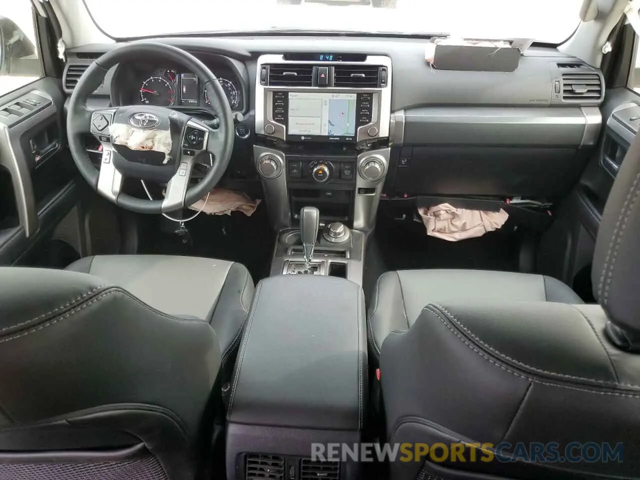 8 fotografías del automóvil dañado JTENU5JRXR6302745 TOYOTA 4RUNNER 2024
