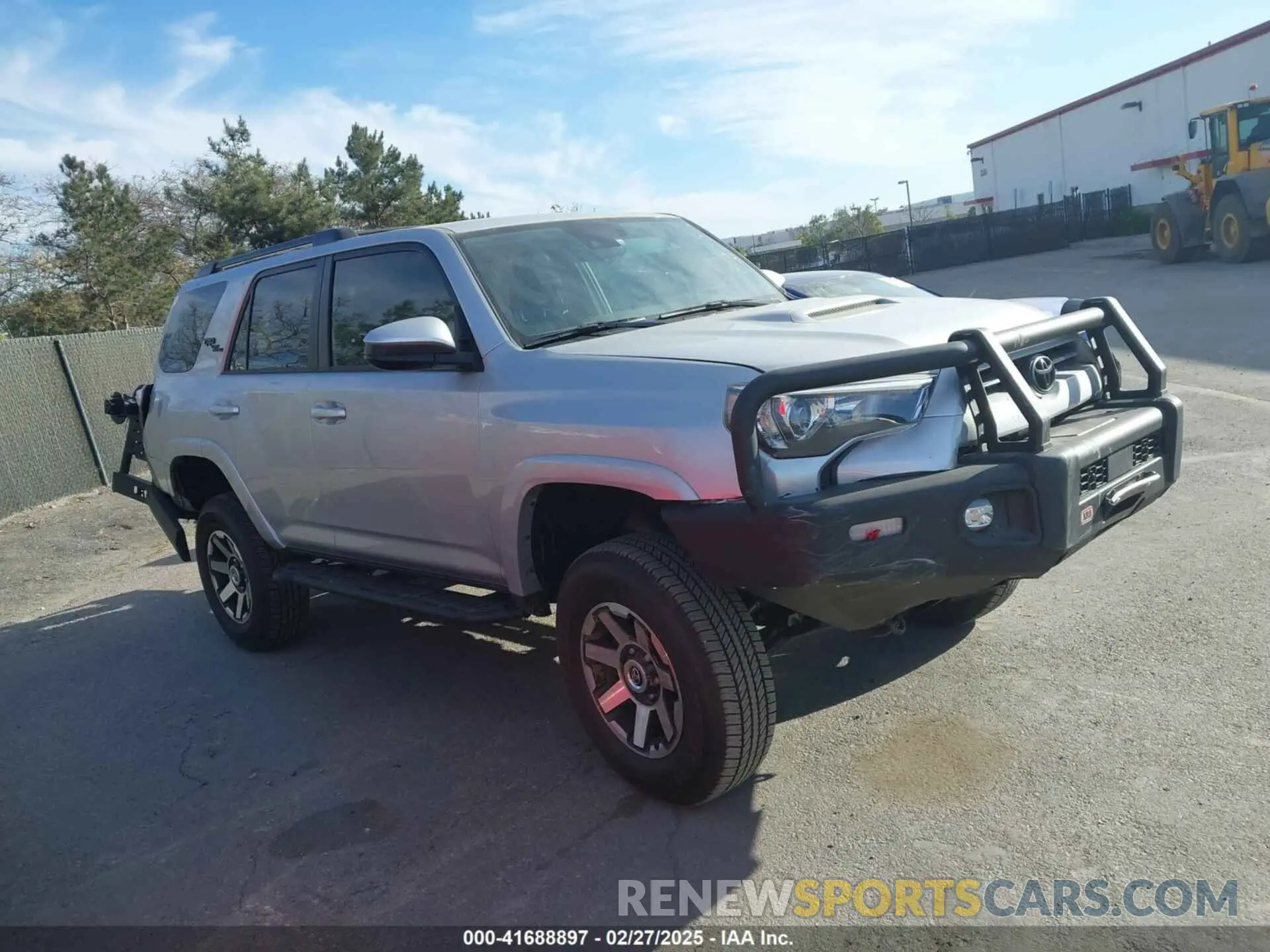 14 fotografías del automóvil dañado JTEPU5JR7R6244019 TOYOTA 4RUNNER 2024