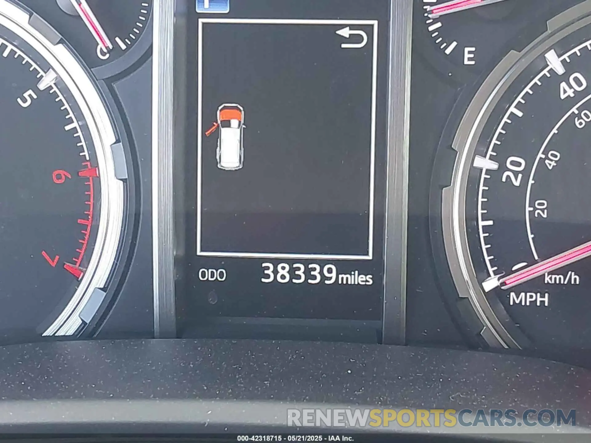 15 fotografías del automóvil dañado JTEPU5JR7R6256199 TOYOTA 4RUNNER 2024