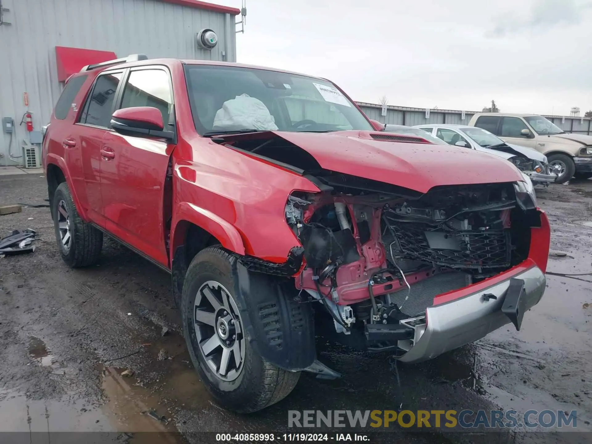 1 fotografías del automóvil dañado JTERU5JR0R6215843 TOYOTA 4RUNNER 2024
