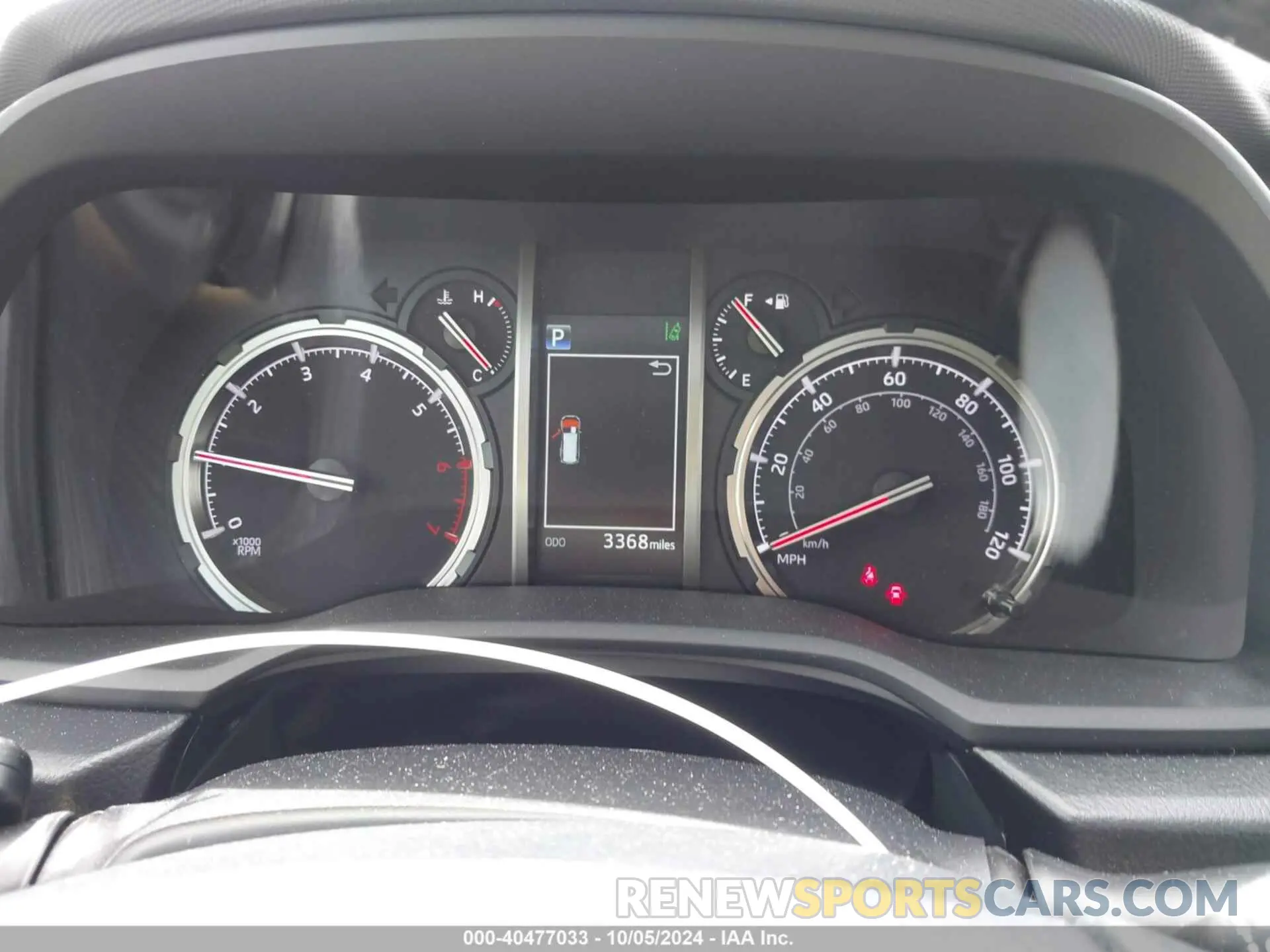 7 fotografías del automóvil dañado JTERU5JR1R6258037 TOYOTA 4RUNNER 2024