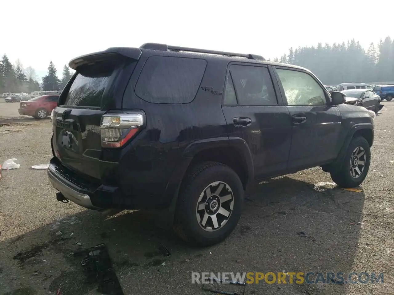3 fotografías del automóvil dañado JTERU5JR2R6302997 TOYOTA 4RUNNER 2024