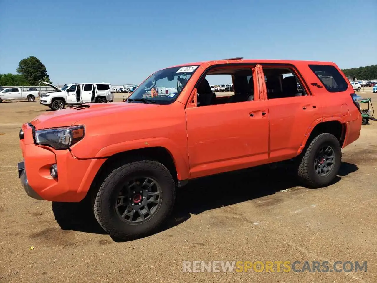 1 fotografías del automóvil dañado JTERU5JR3R6301177 TOYOTA 4RUNNER 2024