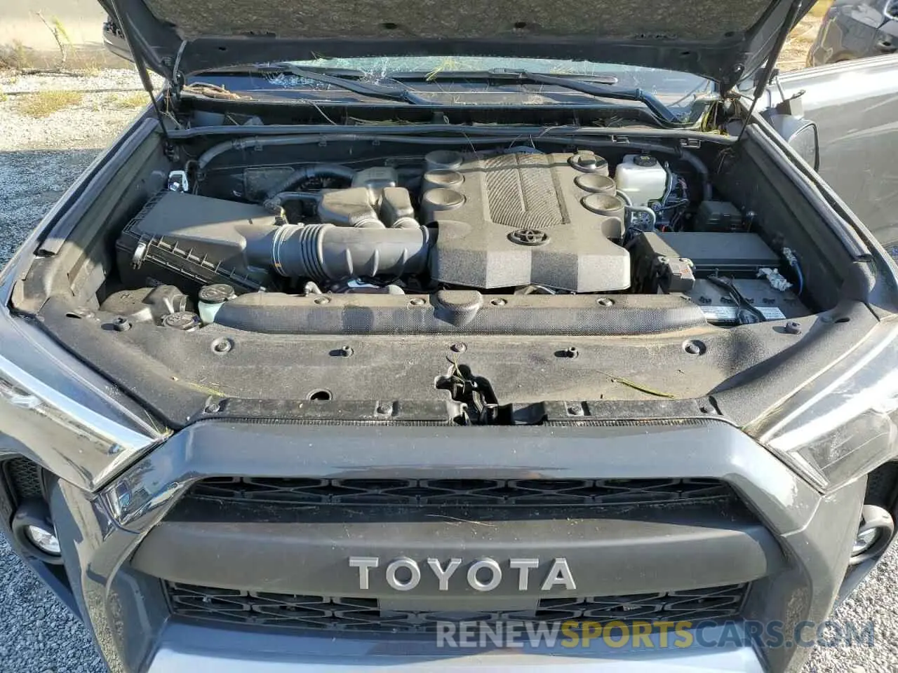 12 fotografías del automóvil dañado JTERU5JR4R6272224 TOYOTA 4RUNNER 2024