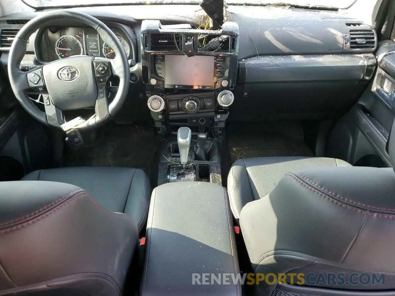 8 fotografías del automóvil dañado JTERU5JR4R6272224 TOYOTA 4RUNNER 2024