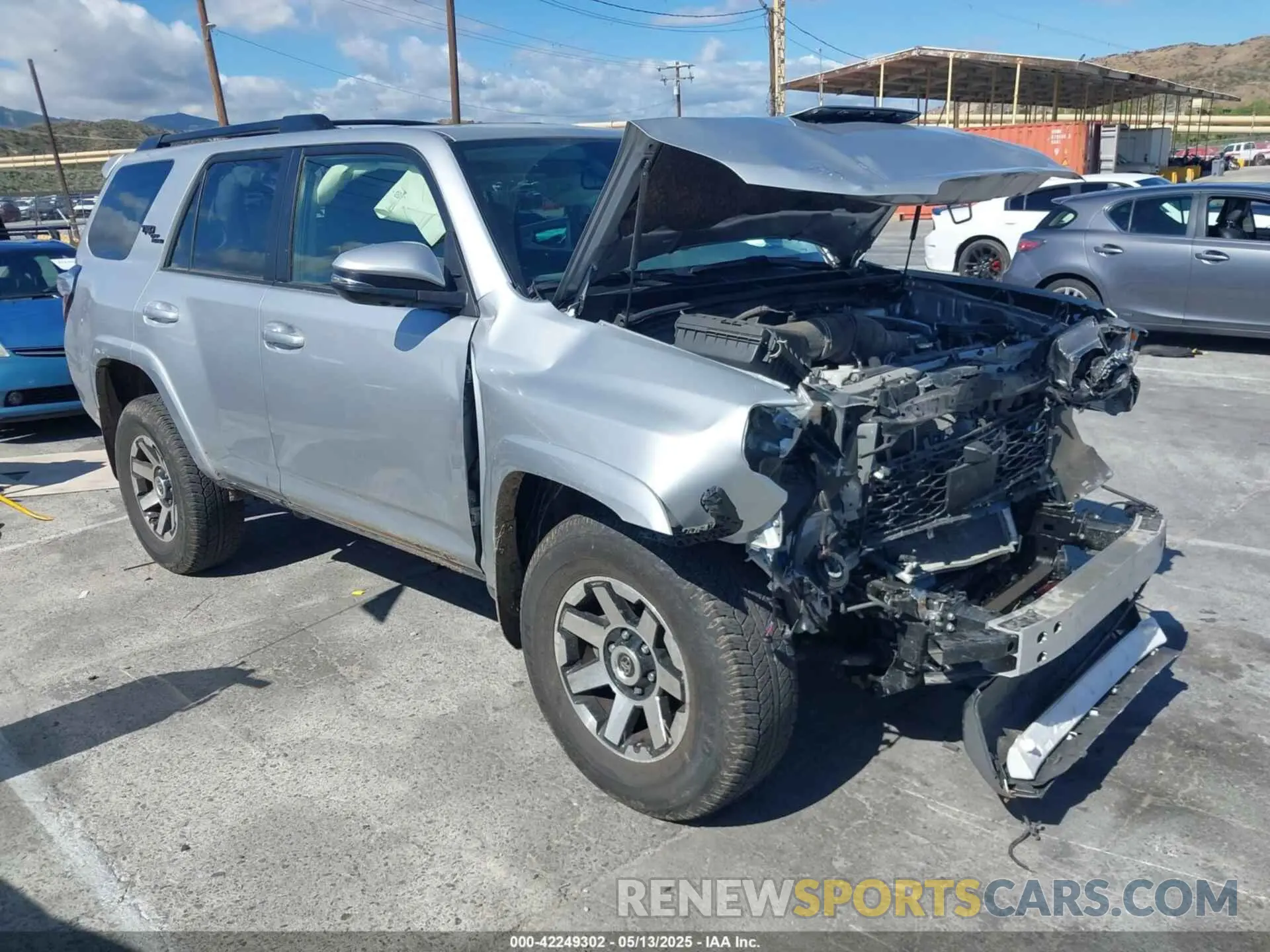 1 fotografías del automóvil dañado JTERU5JR7R6269835 TOYOTA 4RUNNER 2024