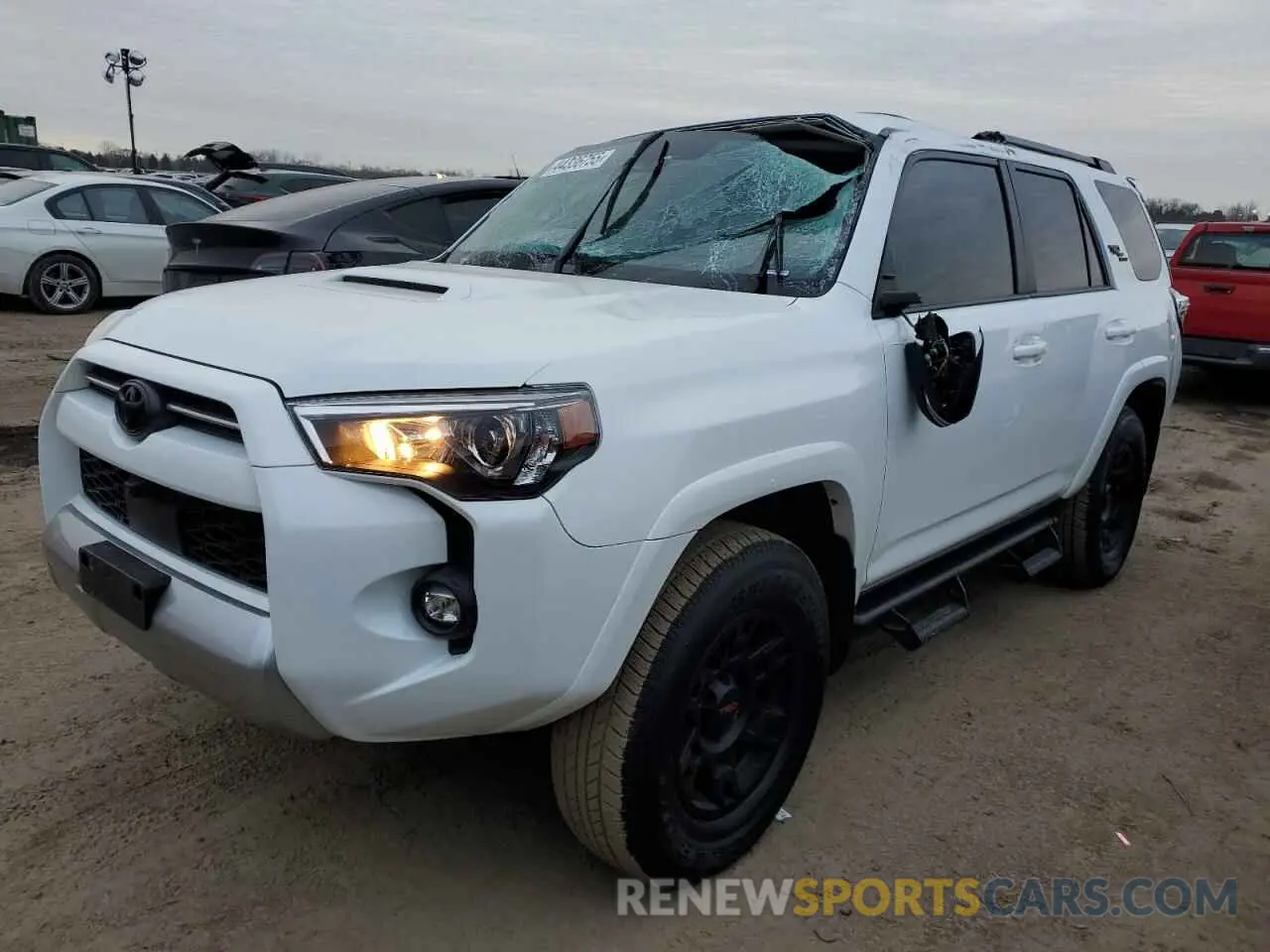 1 fotografías del automóvil dañado JTERU5JR7R6270449 TOYOTA 4RUNNER 2024