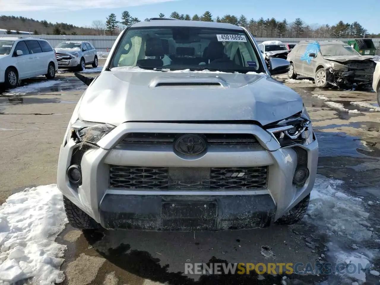 5 fotografías del automóvil dañado JTERU5JR7R6293407 TOYOTA 4RUNNER 2024