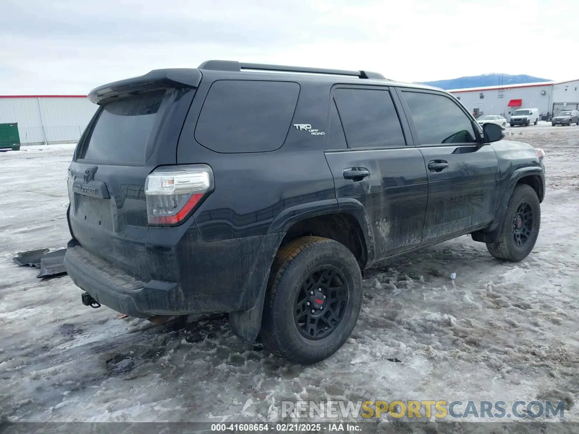 4 fotografías del automóvil dañado JTERU5JR8R6241560 TOYOTA 4RUNNER 2024