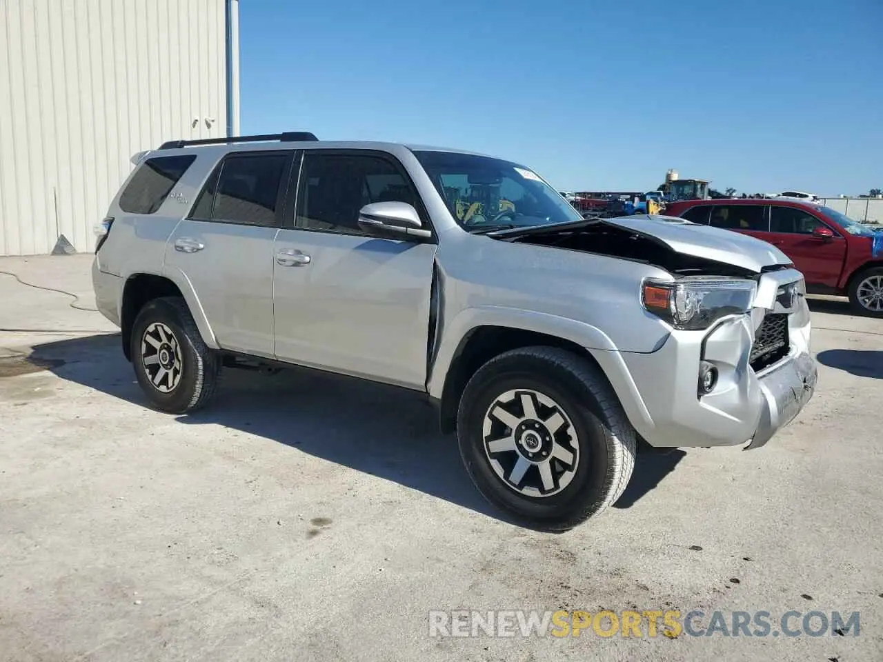 4 fotografías del automóvil dañado JTERU5JRXR6263799 TOYOTA 4RUNNER 2024