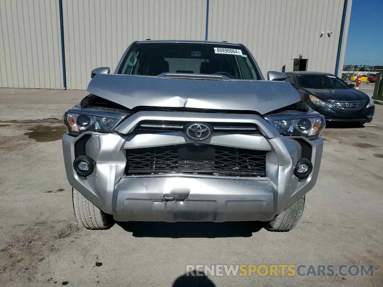 5 fotografías del automóvil dañado JTERU5JRXR6263799 TOYOTA 4RUNNER 2024