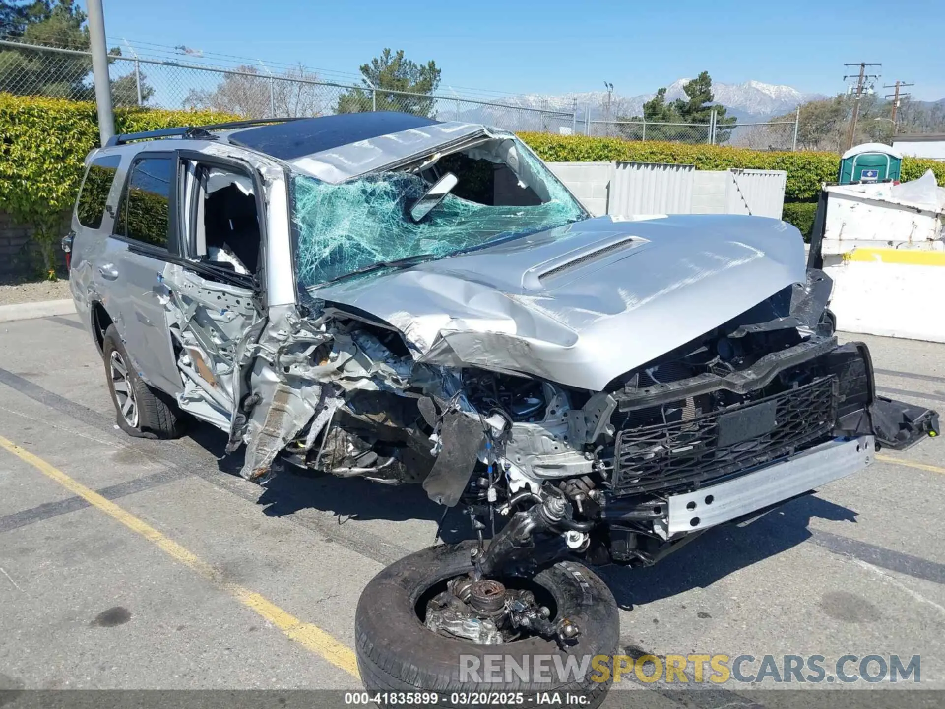 1 fotografías del automóvil dañado JTERU5JRXR6293448 TOYOTA 4RUNNER 2024
