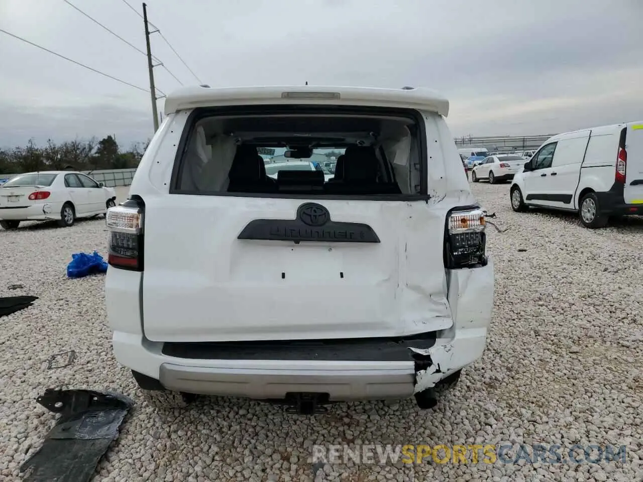 6 fotografías del automóvil dañado JTERU5JRXR6296169 TOYOTA 4RUNNER 2024