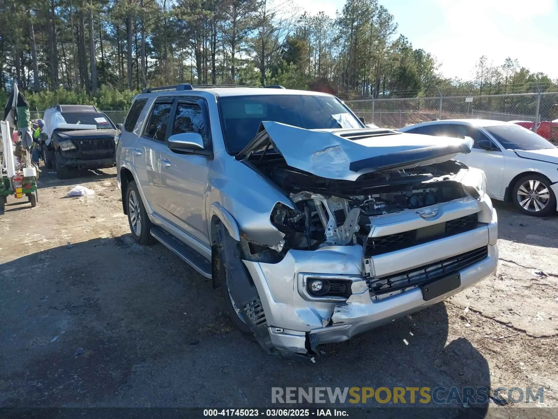 1 fotografías del automóvil dañado JTESU5JR9R6245148 TOYOTA 4RUNNER 2024