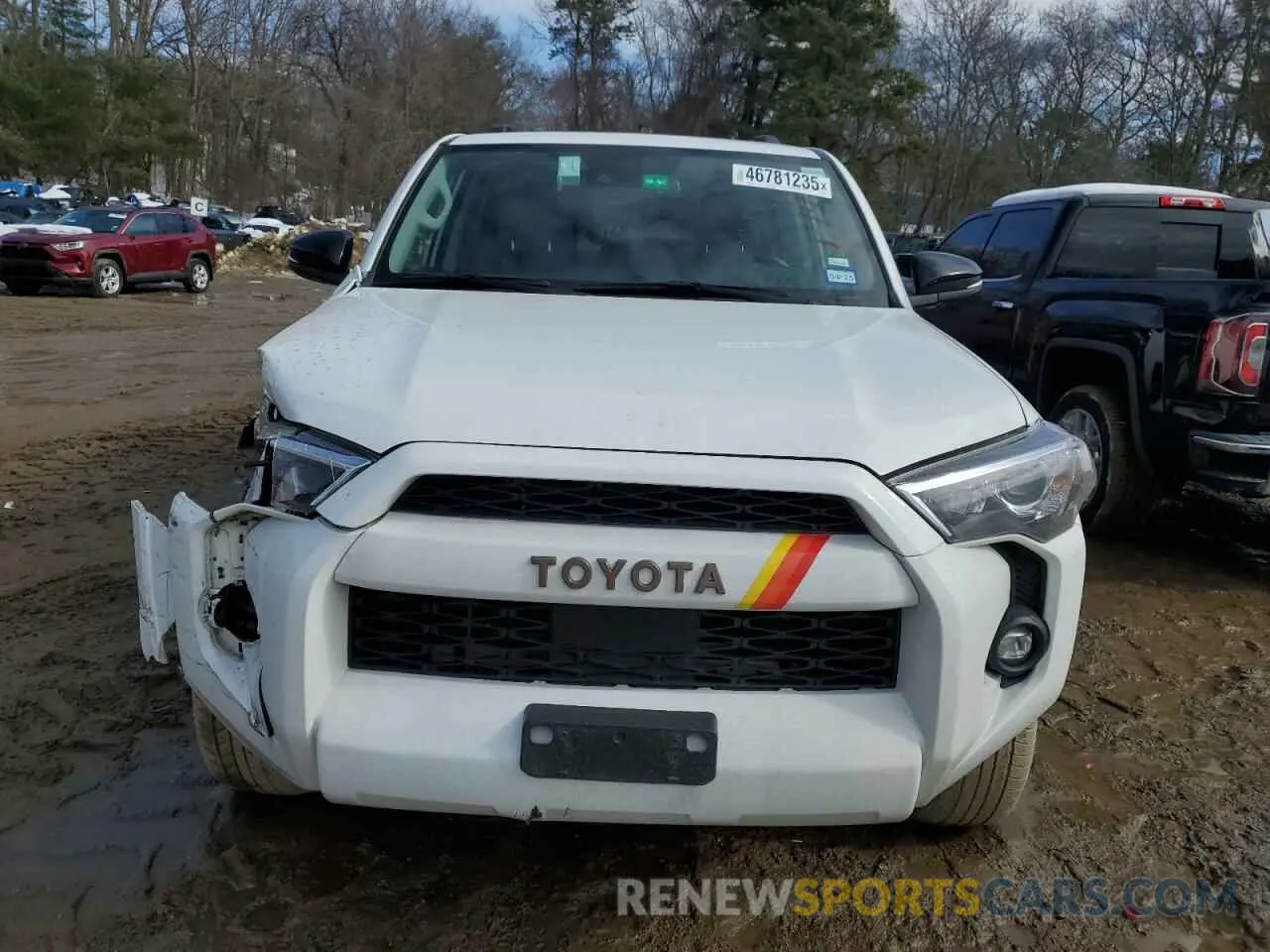 5 fotografías del automóvil dañado JTEUU5JR0P6139337 TOYOTA 4RUNNER 40 2023