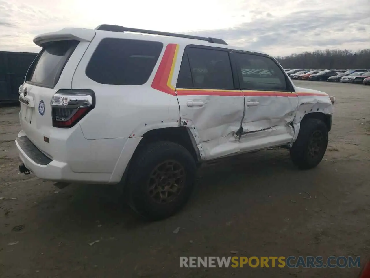 3 fotografías del automóvil dañado JTEUU5JR3P6191786 TOYOTA 4RUNNER 40 2023