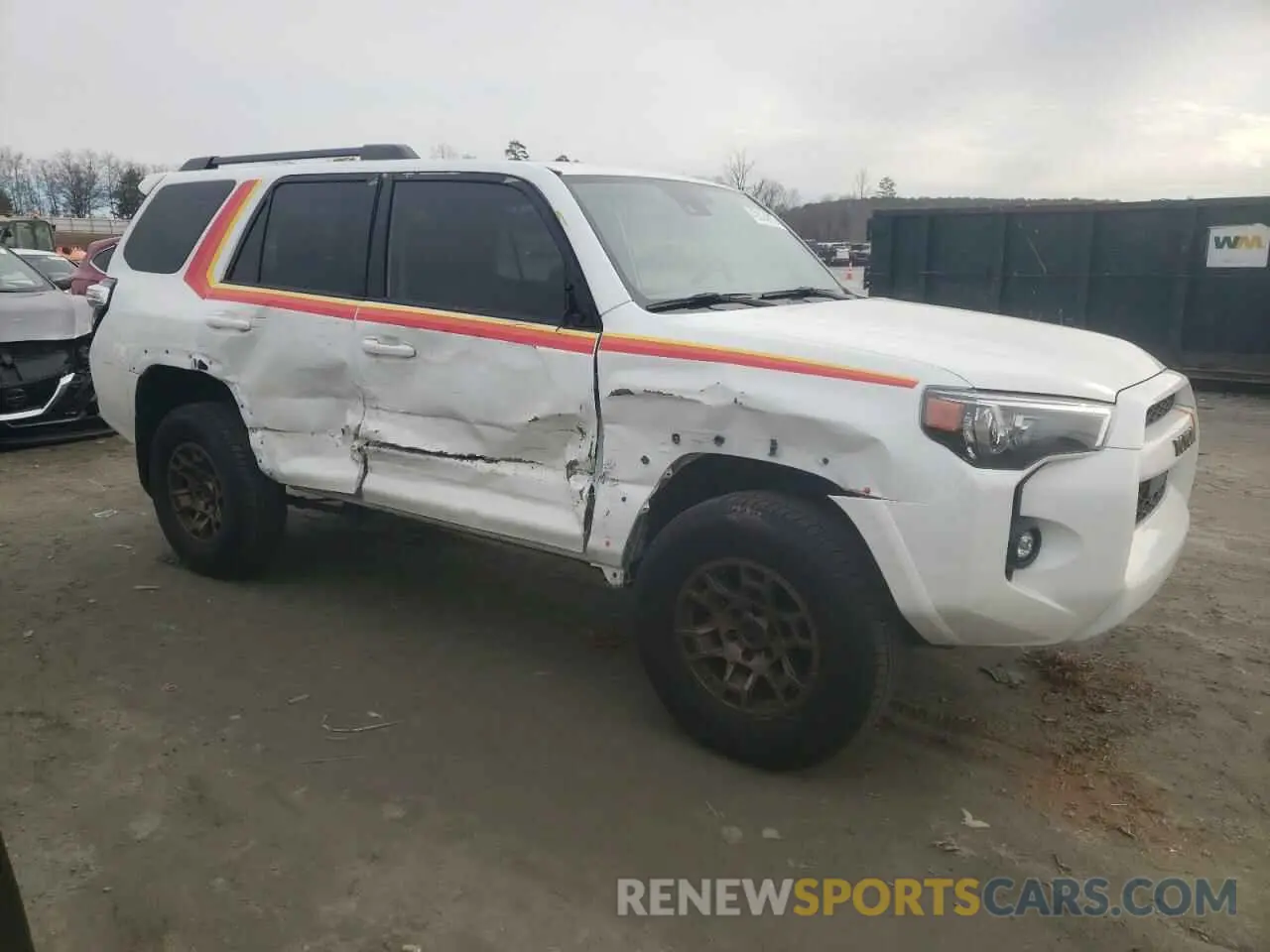 4 fotografías del automóvil dañado JTEUU5JR3P6191786 TOYOTA 4RUNNER 40 2023
