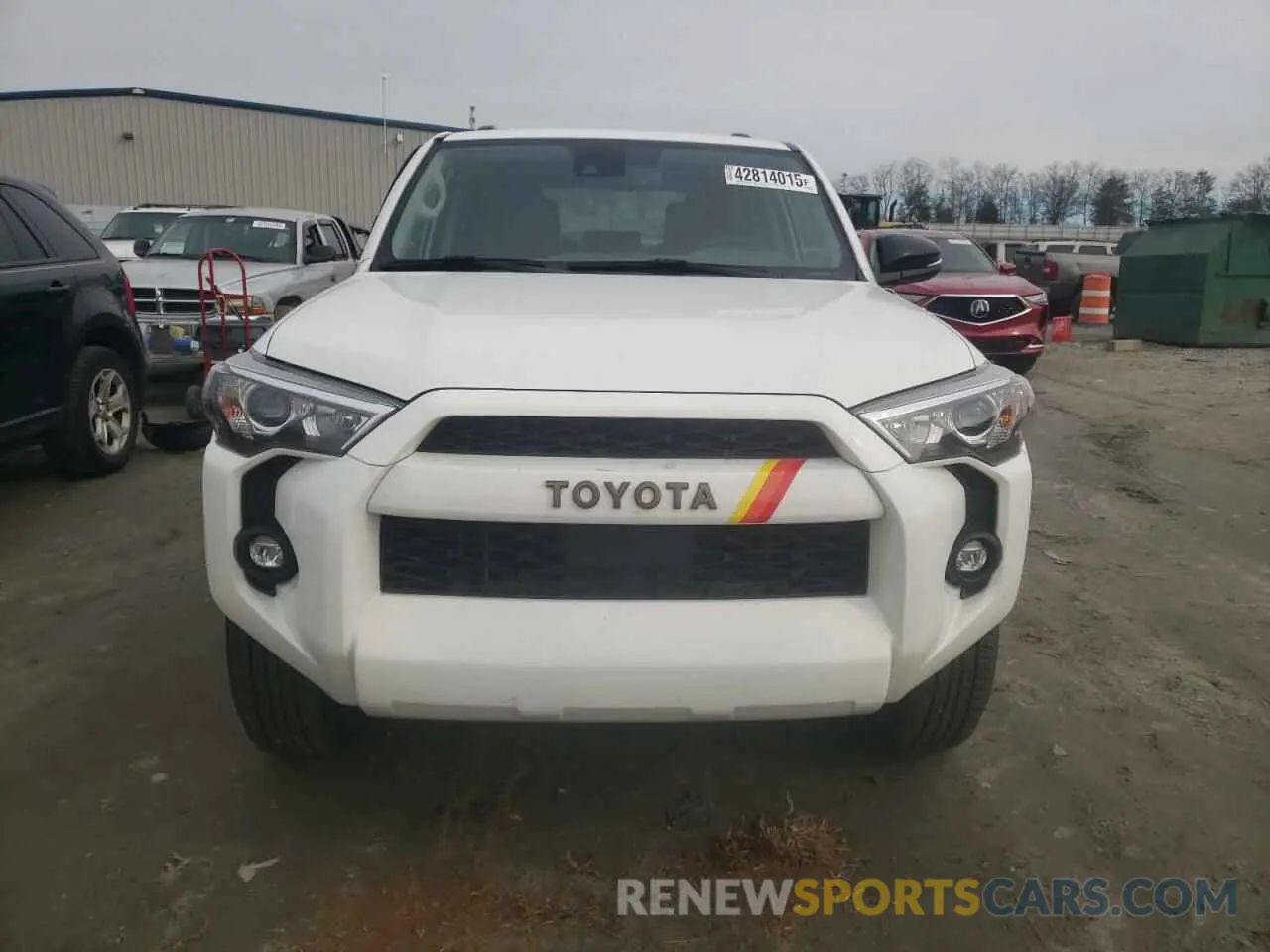 5 fotografías del automóvil dañado JTEUU5JR3P6191786 TOYOTA 4RUNNER 40 2023