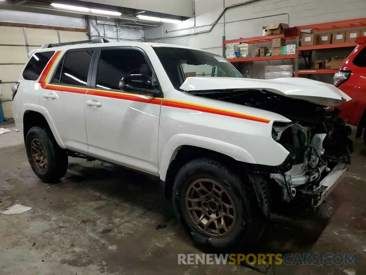 4 fotografías del automóvil dañado JTEUU5JR4P6183552 TOYOTA 4RUNNER 40 2023