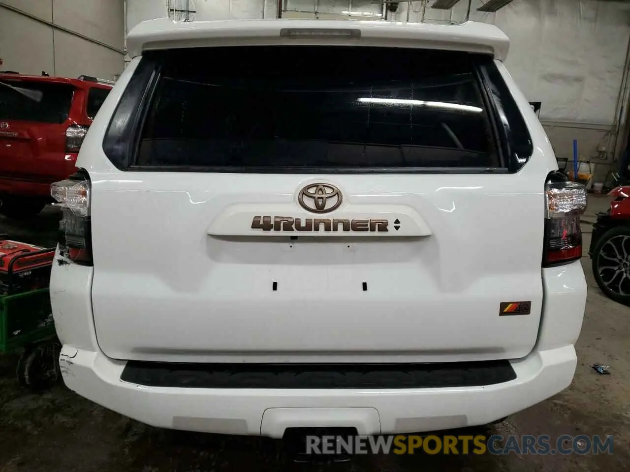 6 fotografías del automóvil dañado JTEUU5JR4P6183552 TOYOTA 4RUNNER 40 2023