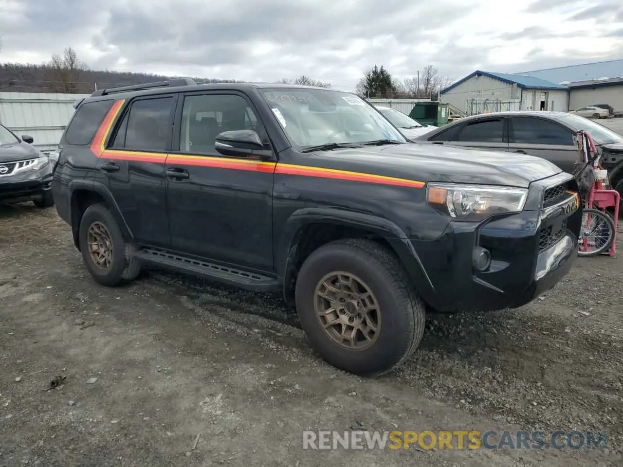 4 fotografías del automóvil dañado JTEUU5JR8P6120213 TOYOTA 4RUNNER 40 2023
