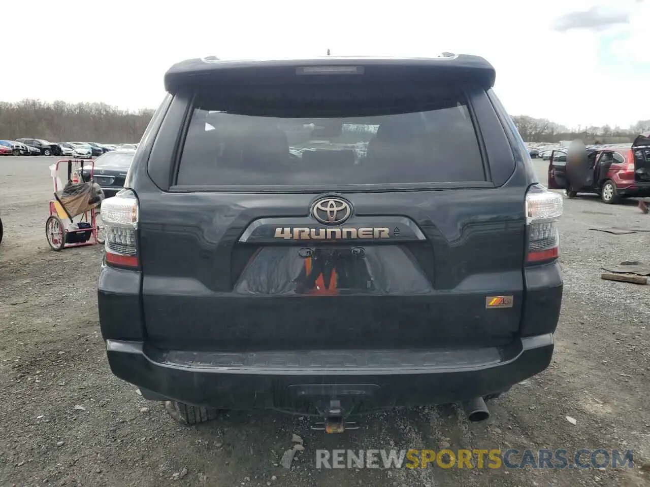 6 fotografías del automóvil dañado JTEUU5JR8P6120213 TOYOTA 4RUNNER 40 2023