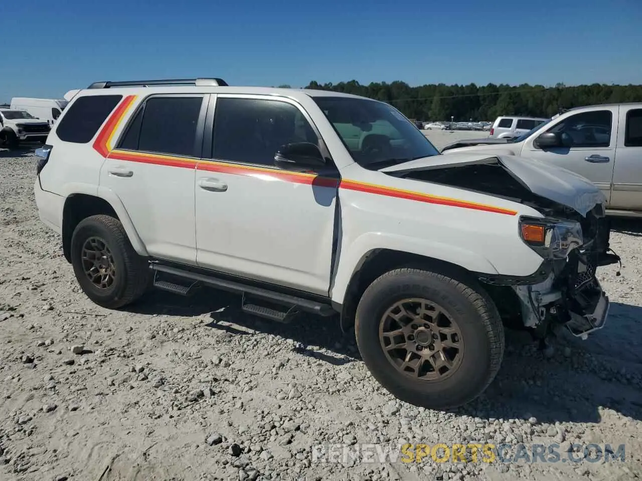 4 fotografías del automóvil dañado JTEUU5JR9P6093927 TOYOTA 4RUNNER 40 2023