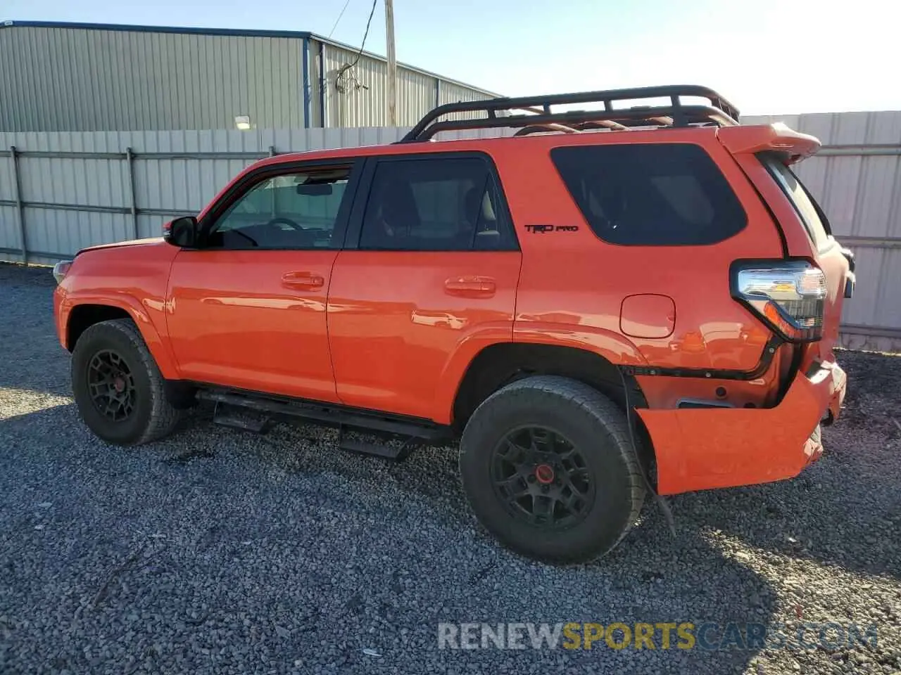 2 fotografías del automóvil dañado JTELU5JR3P6141532 TOYOTA 4RUNNER SE 2023