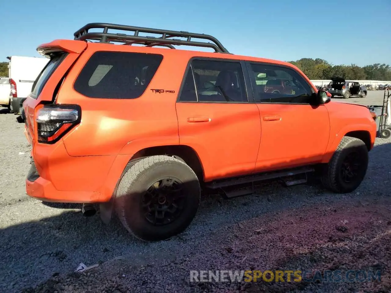 3 fotografías del automóvil dañado JTELU5JR3P6141532 TOYOTA 4RUNNER SE 2023