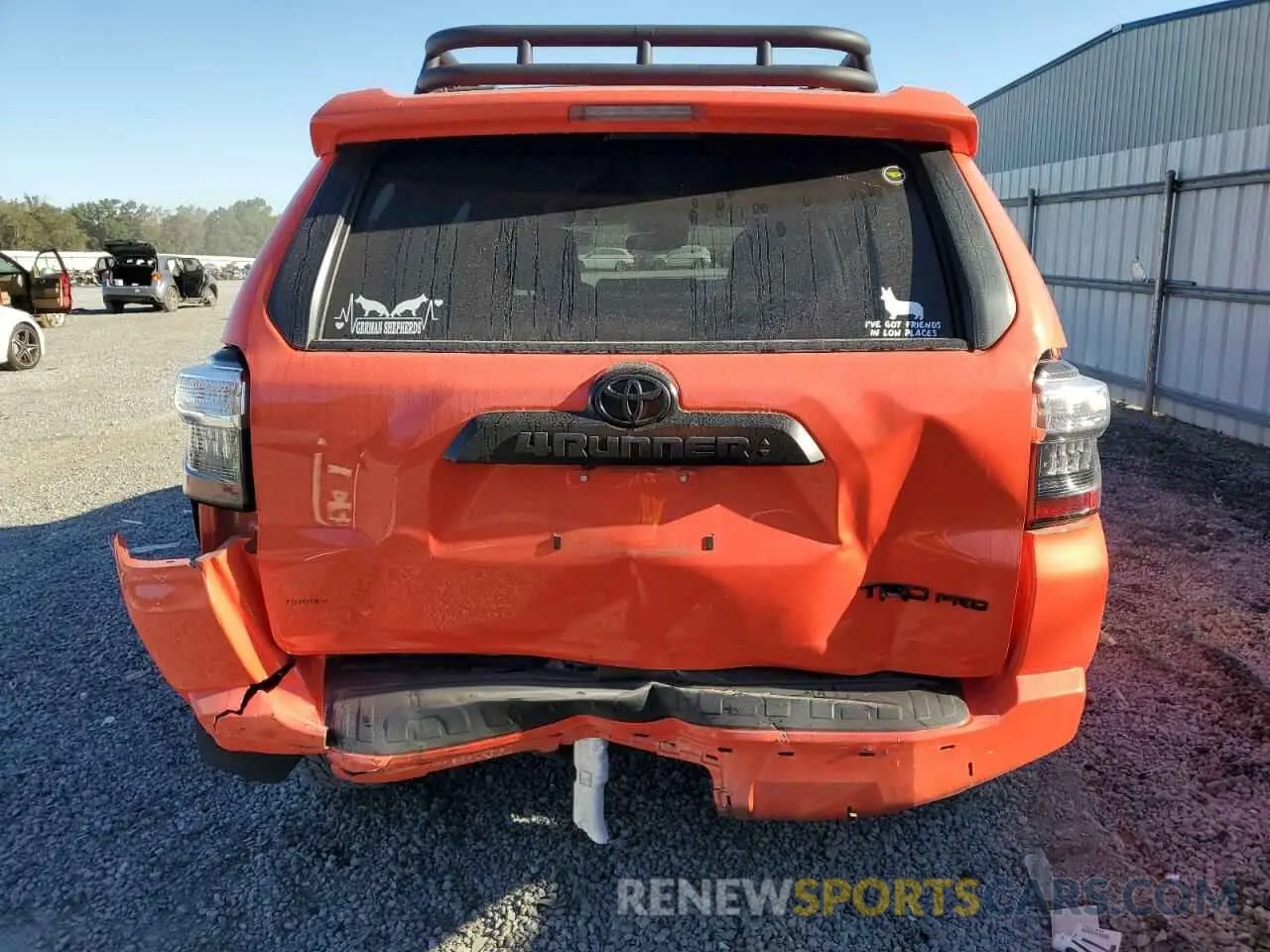 6 fotografías del automóvil dañado JTELU5JR3P6141532 TOYOTA 4RUNNER SE 2023