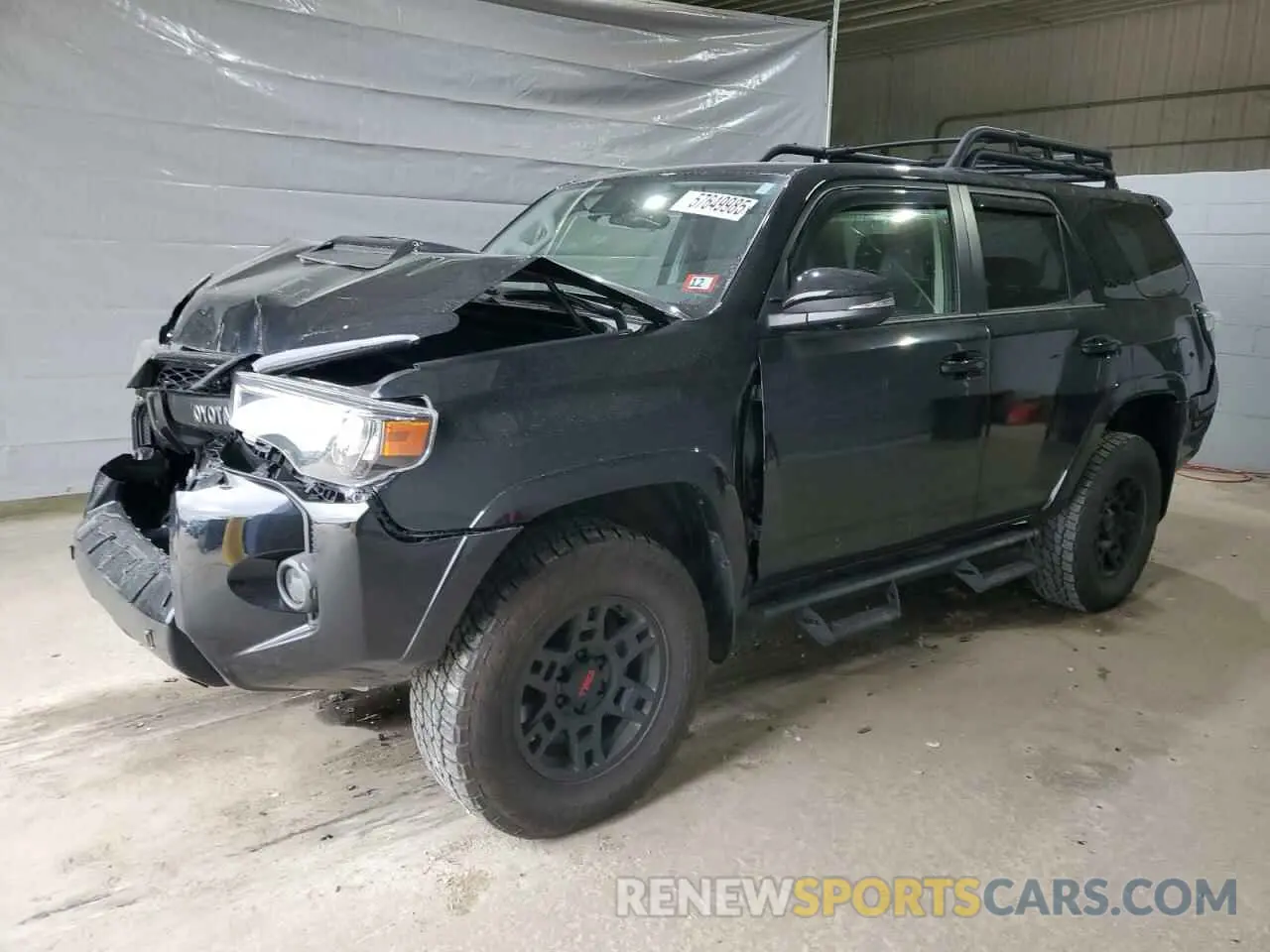 1 fotografías del automóvil dañado JTELU5JR6P6186223 TOYOTA 4RUNNER SE 2023