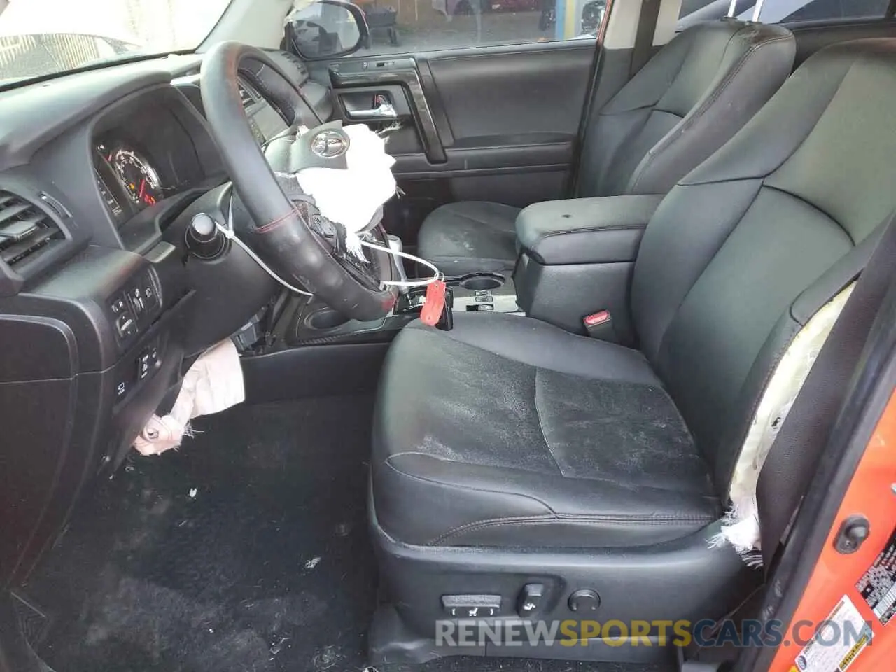 7 fotografías del automóvil dañado JTELU5JRXP6142113 TOYOTA 4RUNNER SE 2023