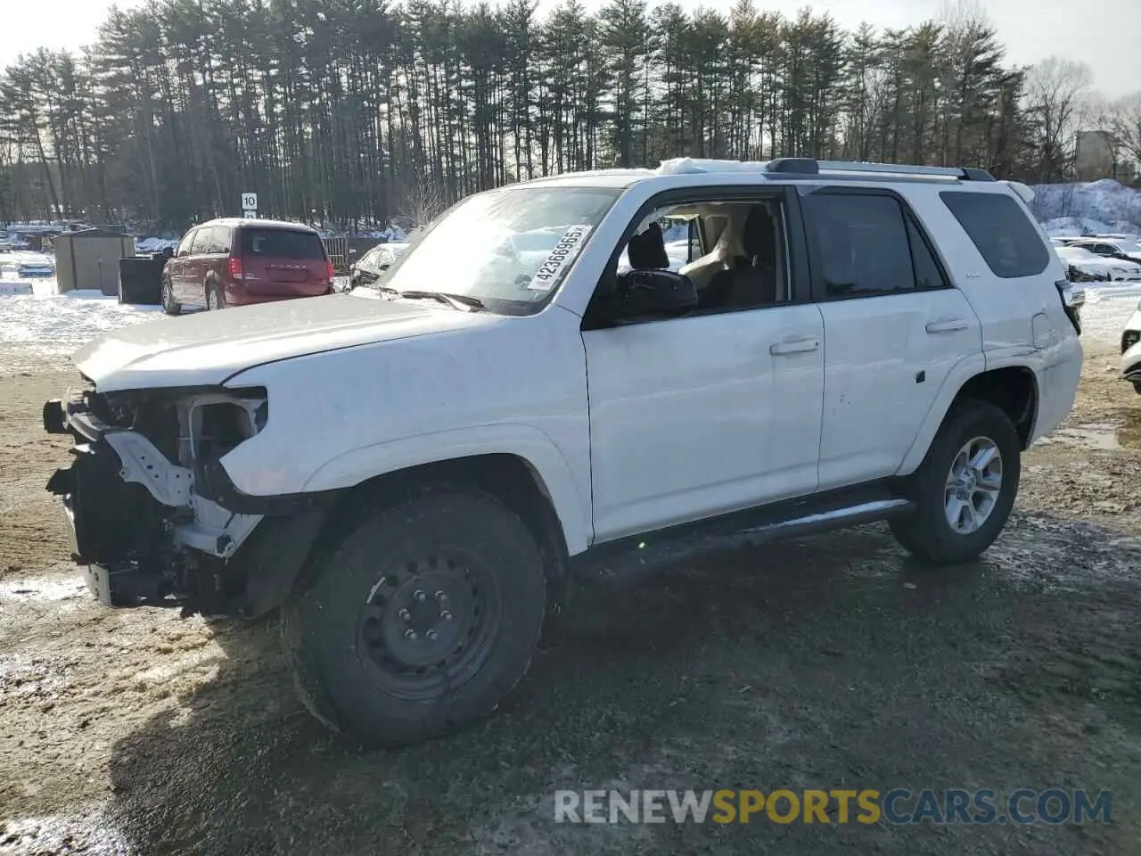 1 fotografías del automóvil dañado JTEMU5JR2P6142367 TOYOTA 4RUNNER SE 2023