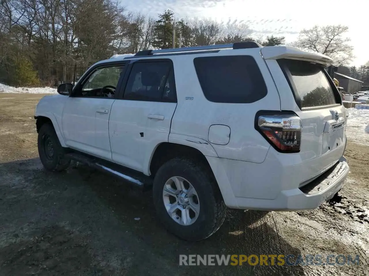 2 fotografías del automóvil dañado JTEMU5JR2P6142367 TOYOTA 4RUNNER SE 2023