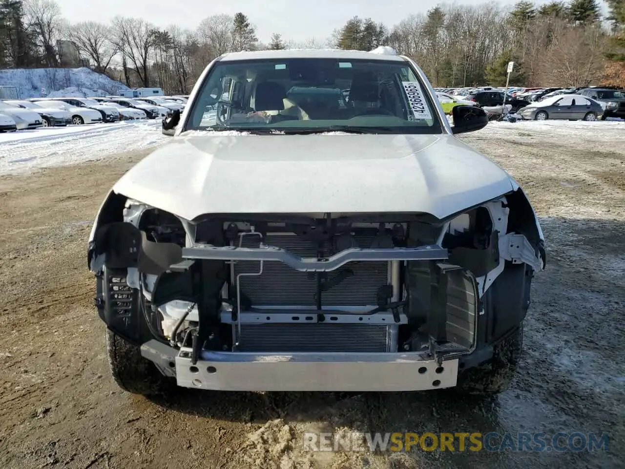 5 fotografías del automóvil dañado JTEMU5JR2P6142367 TOYOTA 4RUNNER SE 2023