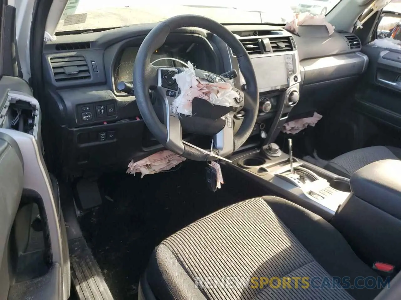 8 fotografías del automóvil dañado JTEMU5JR2P6142367 TOYOTA 4RUNNER SE 2023