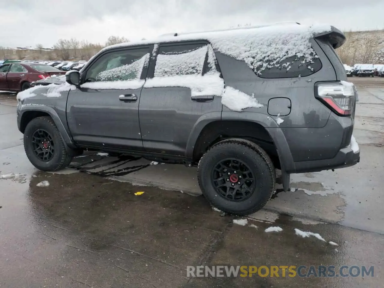 2 fotografías del automóvil dañado JTEMU5JR5P6094525 TOYOTA 4RUNNER SE 2023
