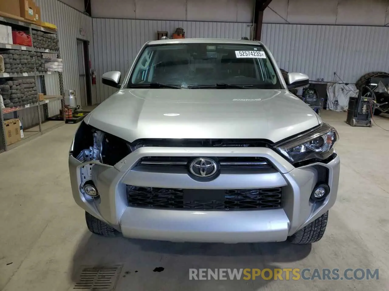 5 fotografías del automóvil dañado JTEMU5JR6P6118556 TOYOTA 4RUNNER SE 2023
