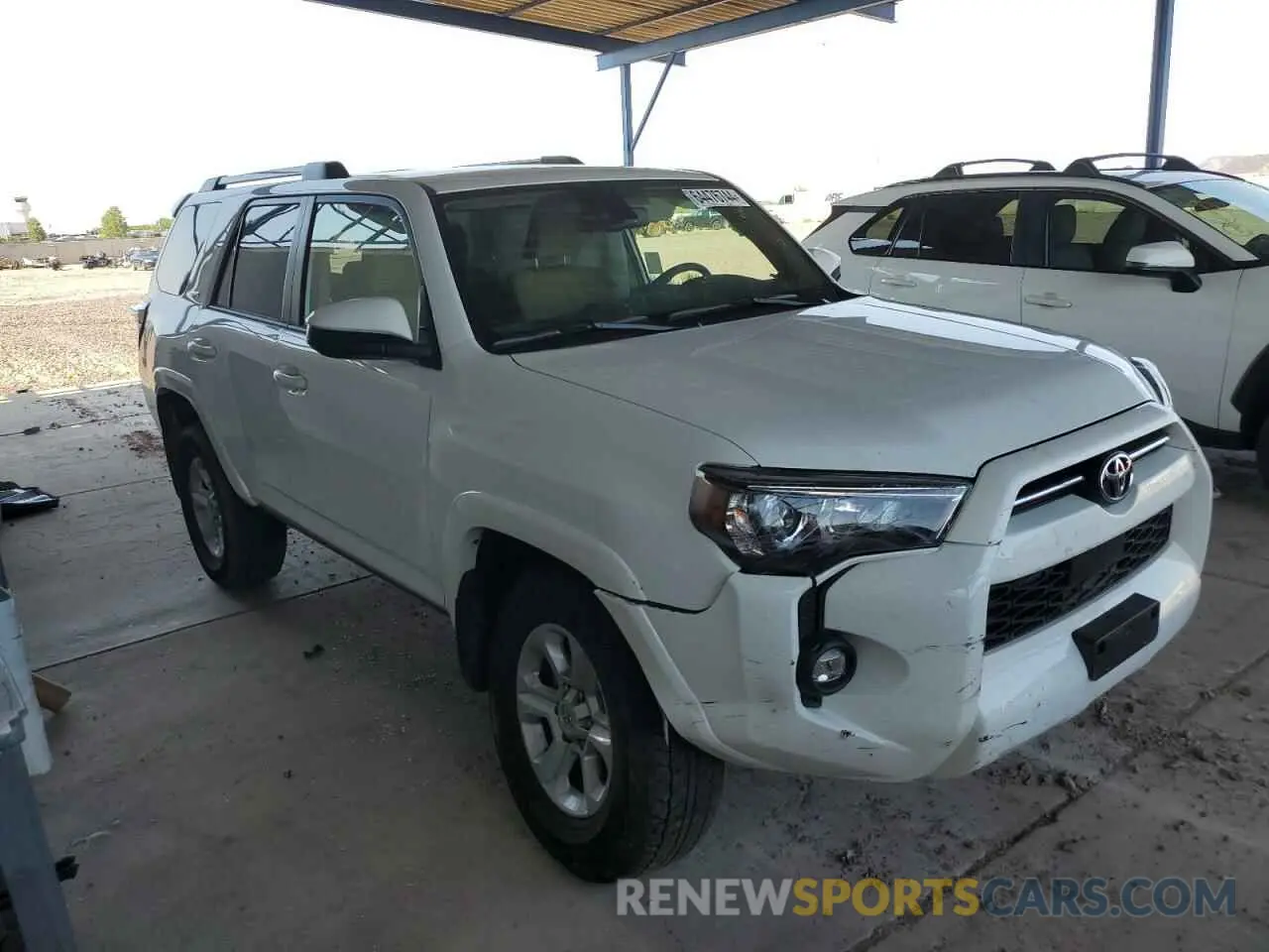 4 fotografías del automóvil dañado JTEMU5JR8P6204578 TOYOTA 4RUNNER SE 2023