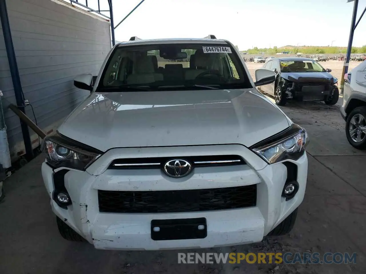 5 fotografías del automóvil dañado JTEMU5JR8P6204578 TOYOTA 4RUNNER SE 2023