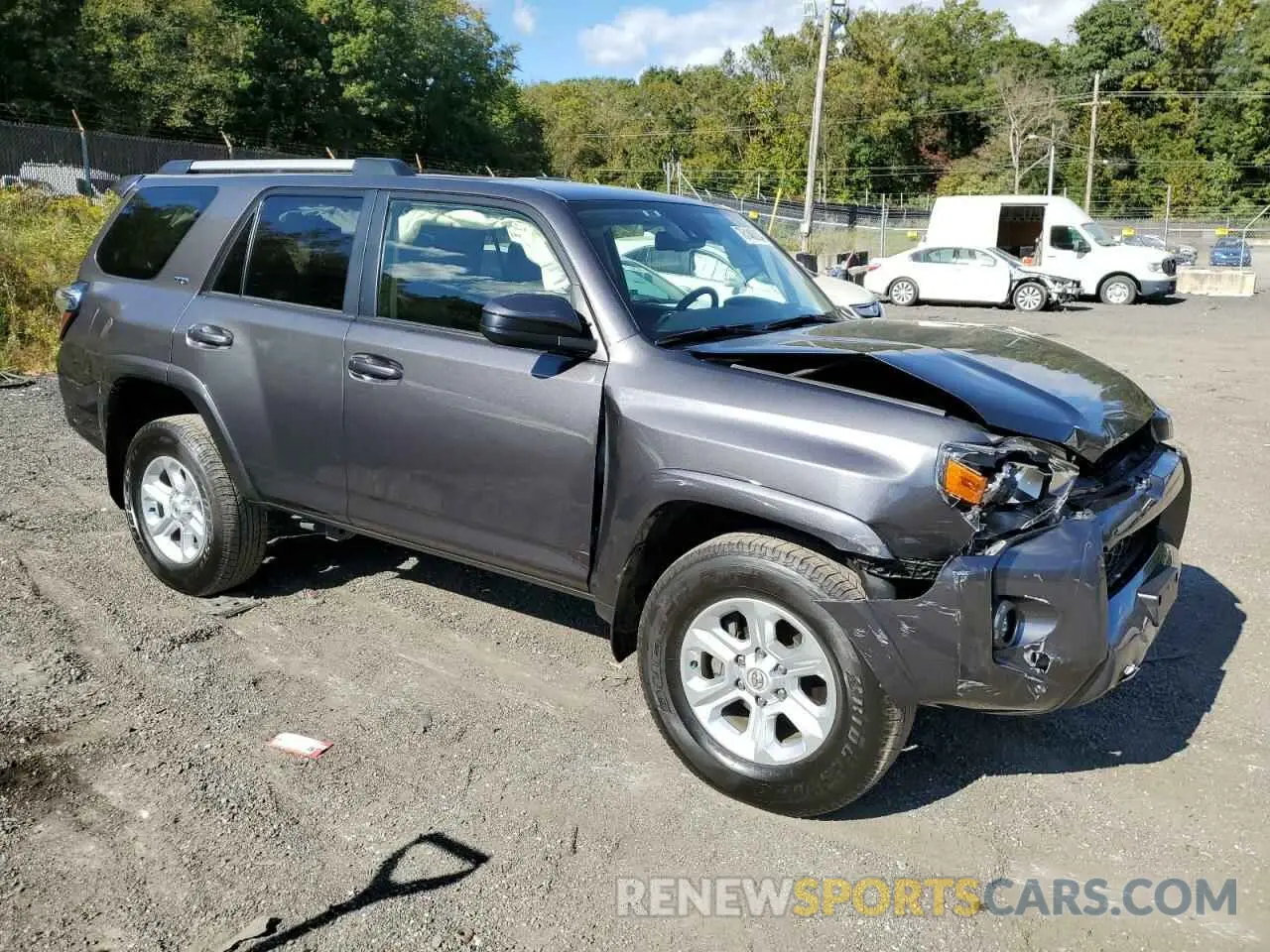 4 fotografías del automóvil dañado JTEMU5JRXP6128510 TOYOTA 4RUNNER SE 2023