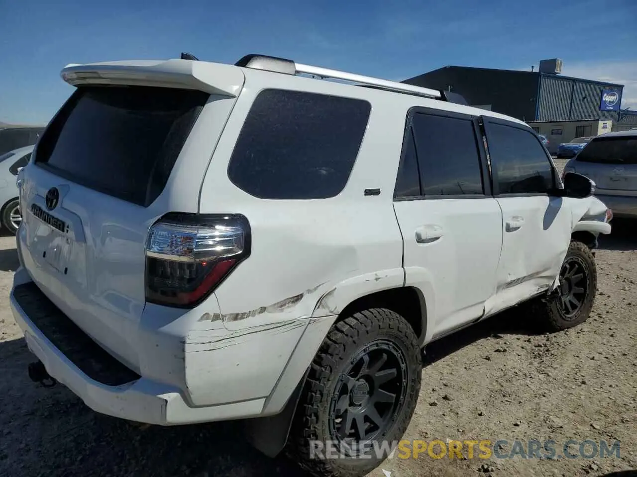 3 fotografías del automóvil dañado JTENU5JR0P6172746 TOYOTA 4RUNNER SE 2023